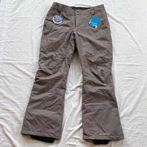 Columbia Arctic Trip Insulated Ski Snow Pants Womens Medium Gray NWT